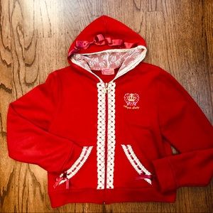 Angelic Pretty Sweet Lolita red lace hoodie